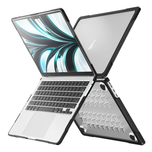 For MacBook Air 13.6 inch A2681 2022 / M3 2024 A3113 / M4 2025 A3240 Translucent Laptop Protective Case(Transparent) - MacBook Air Cases by buy2fix | Online Shopping UK | buy2fix