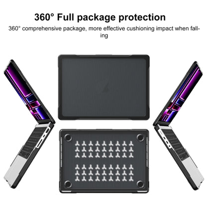 For MacBook Pro 14.2 inch 2023 / 2021 Dot Translucent Laptop Protective Case(Transparent Black) by buy2fix