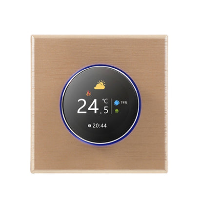 BHT-7000-GCLZB 240V AC 3A Smart Knob Thermostat Dry Junction Controller with Zigbee(Gold) - Thermostat & Thermometer by buy2fix | Online Shopping UK | buy2fix