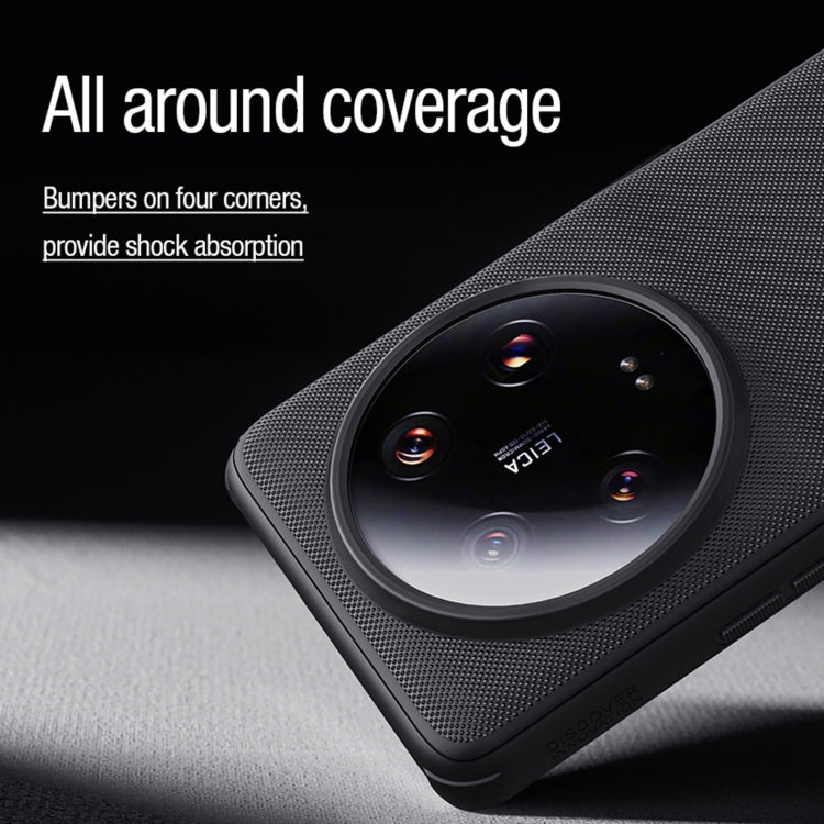 For Xiaomi 13 Ultra NILLKIN Frosted Shield Pro Magnetic Magsafe Phone Case(Black) - Xiaomi Cases by NILLKIN | Online Shopping UK | buy2fix