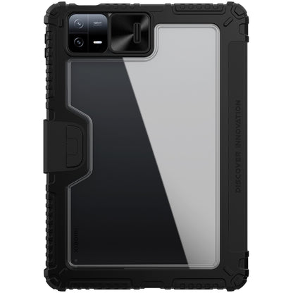 For Xiaomi Pad 6 / Pad 6 Pro NILLKIN Bumper Pro Camshield Tablet Leather Case(Black) - More Tablet Cases by NILLKIN | Online Shopping UK | buy2fix