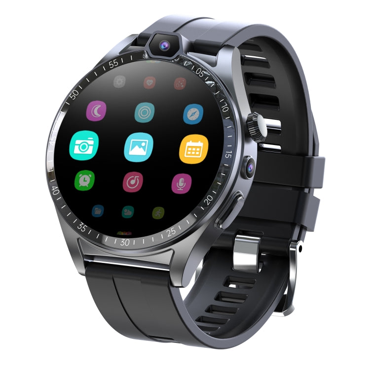 L01 1.43 inch IP67 Waterproof 4G Android 9.0 Smart Watch Support Face Recognition / GPS, Specification:4G+128G(Black) by buy2fix