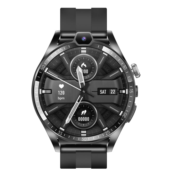 L01 1.43 inch IP67 Waterproof 4G Android 9.0 Smart Watch Support Face Recognition / GPS, Specification:4G+128G(Black) by buy2fix