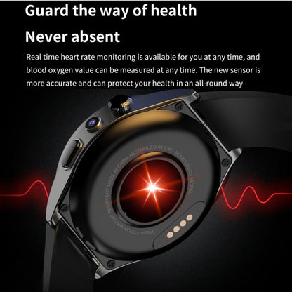 L01 1.43 inch IP67 Waterproof 4G Android 9.0 Smart Watch Support Face Recognition / GPS, Specification:4G+128G(Black) by buy2fix