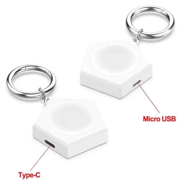 For Huawei Watch 4 / Watch 4 Pro Portable Universal Smart Watch Charger, Port:Micro USB(Black) by buy2fix