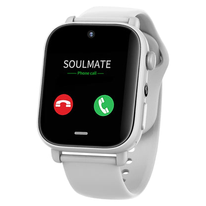 UNIWA X1S 1.9 inch IP67 Waterproof 4G Android 8.1 Dual Cameras Smart Watch Support Temperature Measurement, Specification:1G+8G(White) - Android Watch by buy2fix | Online Shopping UK | buy2fix