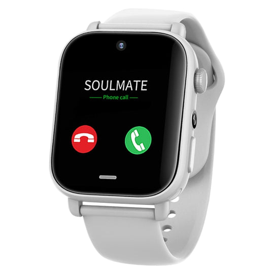 UNIWA X1S 1.9 inch IP67 Waterproof 4G Android 8.1 Dual Cameras Smart Watch Support Temperature Measurement, Specification:1G+8G(White)