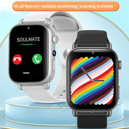 UNIWA X1S 1.9 inch IP67 Waterproof 4G Android 8.1 Dual Cameras Smart Watch Support Temperature Measurement, Specification:1G+8G(Black) by buy2fix