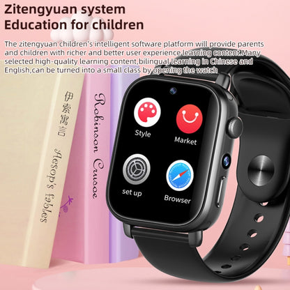 UNIWA X1S 1.9 inch IP67 Waterproof 4G Android 8.1 Dual Cameras Smart Watch Support Temperature Measurement, Specification:1G+8G(Black) by buy2fix