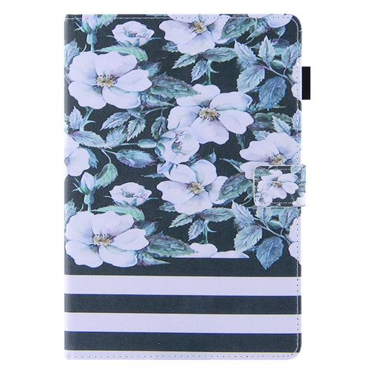 For Amazon Fire Max 11 2023 Colored Drawing Leather Smart Tablet Case(Pear Flowers) - Amazon by buy2fix | Online Shopping UK | buy2fix