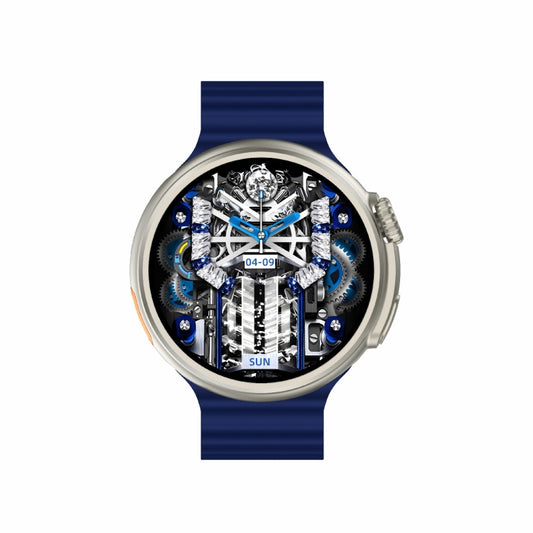 Z78 Ultra 1.52 inch Round Screen HD Smart Watch Supports Heart Rate/Blood Oxygen Monitoring(Blue) by buy2fix