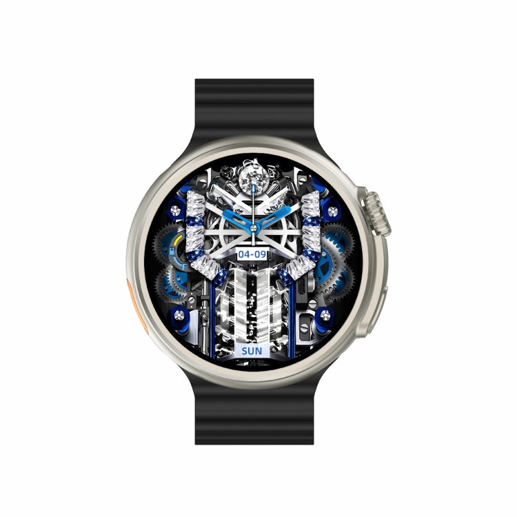 Z78 Ultra 1.52 inch Round Screen HD Smart Watch Supports Heart Rate/Blood Oxygen Monitoring(Black) by buy2fix