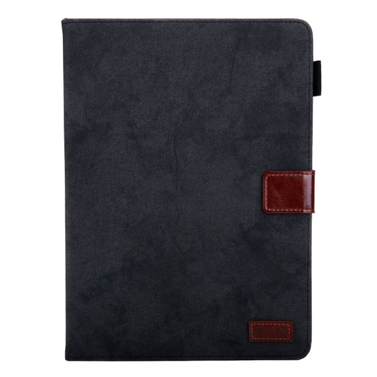 For Amazon Fire Max 11 2023 Cloth Texture Leather Smart Tablet Case(Black) - Amazon by buy2fix | Online Shopping UK | buy2fix