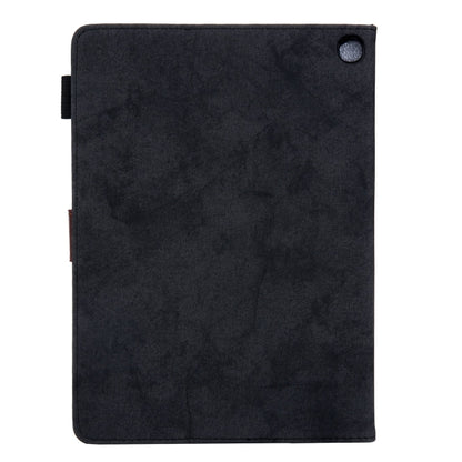 For Amazon Fire Max 11 2023 Cloth Texture Leather Smart Tablet Case(Black) - Amazon by buy2fix | Online Shopping UK | buy2fix