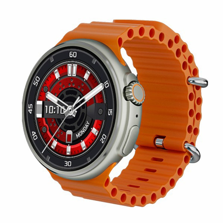 V3 Ultra Max 1.6 inch TFT Round Screen Smart Watch Supports Voice Calls/Blood Oxygen Monitoring(Orange) by buy2fix