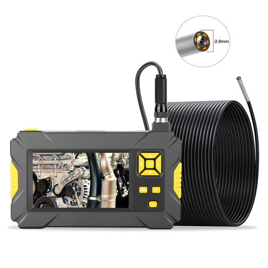 P30 3.9mm 1080P IP68 Waterproof 4.3 inch Screen Single Camera Digital Endoscope, Length:5m Hard Cable(Black) -  by buy2fix | Online Shopping UK | buy2fix