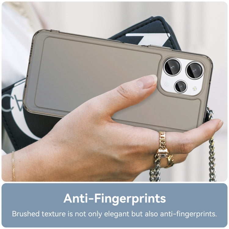 For Xiaomi Redmi 12 Candy Series TPU Phone Case(Transparent Grey) - Xiaomi Cases by buy2fix | Online Shopping UK | buy2fix