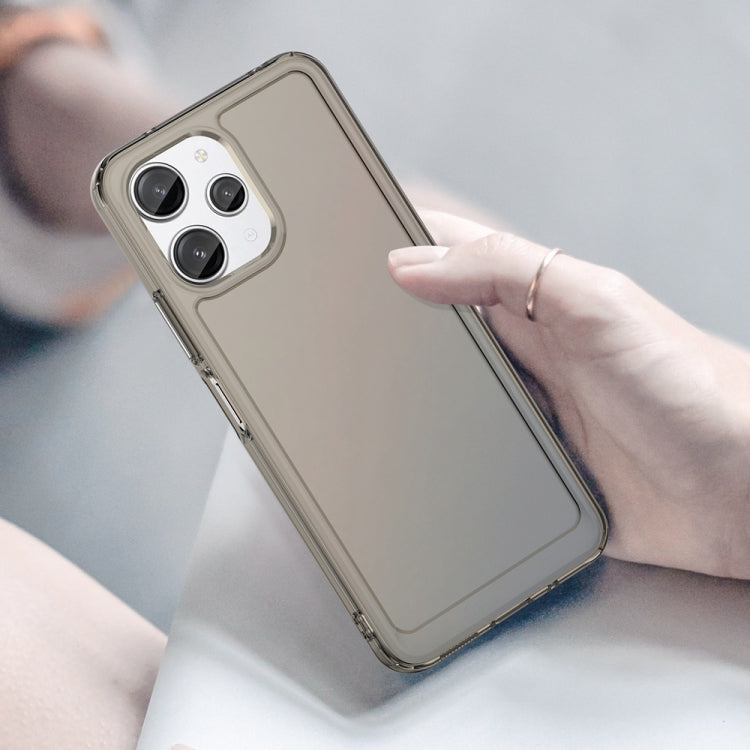For Xiaomi Redmi 12 Candy Series TPU Phone Case(Transparent Grey) - Xiaomi Cases by buy2fix | Online Shopping UK | buy2fix