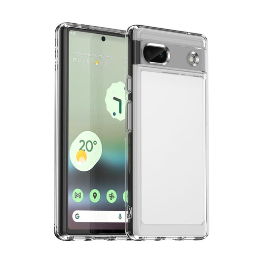 For Google Pixel 6a Candy Series TPU Phone Case(Transparent) - Google Cases by buy2fix | Online Shopping UK | buy2fix