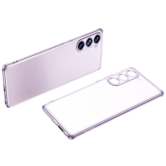 For Samsung Galaxy S23 5G SULADA Electroplating Frosted TPU Phone Case(Purple)