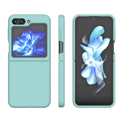 For Samsung Galaxy Z Flip5 Silicone Skin Feel Folding Phone Case(Lemon Yellow) - Galaxy Z Flip5 Cases by buy2fix | Online Shopping UK | buy2fix