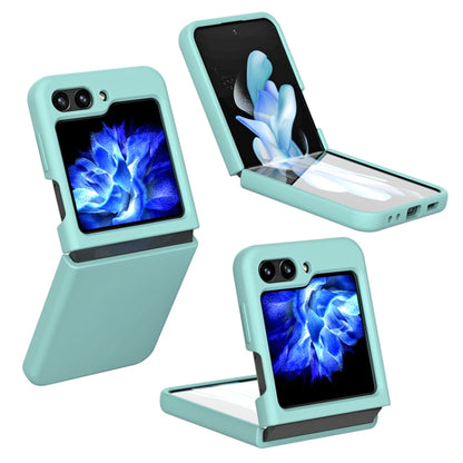 For Samsung Galaxy Z Flip5 Silicone Skin Feel Folding Phone Case(Lemon Yellow) - Galaxy Z Flip5 Cases by buy2fix | Online Shopping UK | buy2fix