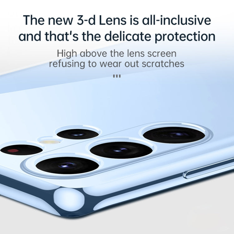 For Samsung Galaxy S23 5G SULADA Shockproof Plating TPU Transparent Phone Case(Purple) by SULADA