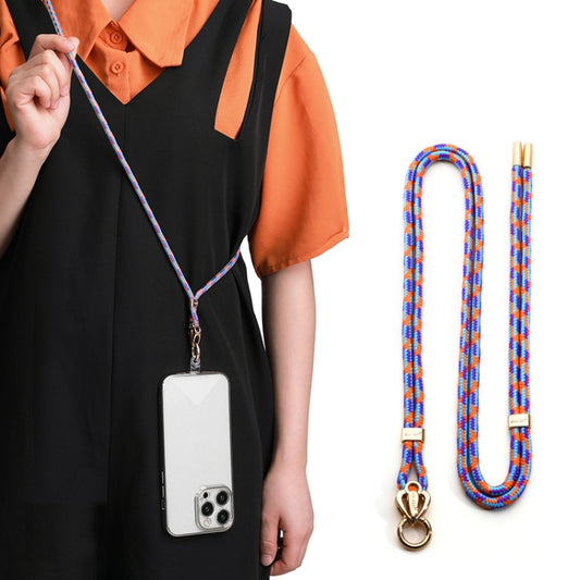 SULADA Multifunctional Universal Mobile Phone Love Lanyard(Orange Blue) - Lanyards & Wrist Straps by SULADA | Online Shopping UK | buy2fix