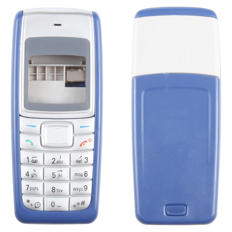 For Nokia 1110 / 1112 Full Housing Cover(Blue) - Full Housing Cover by buy2fix | Online Shopping UK | buy2fix