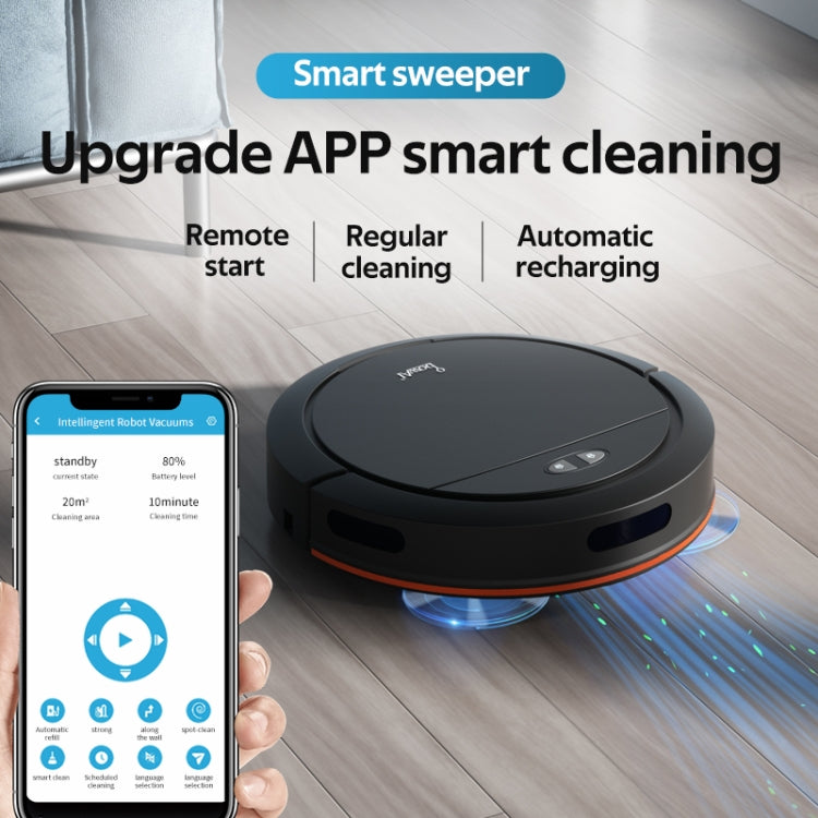 OB16 Mini Vacuum Cleaner Intelligent Sweeping Robot(Black) by buy2fix