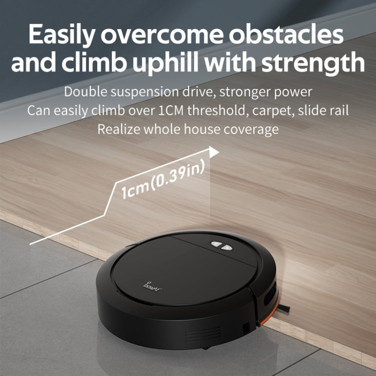 OB16 Mini Vacuum Cleaner Intelligent Sweeping Robot(Black) by buy2fix