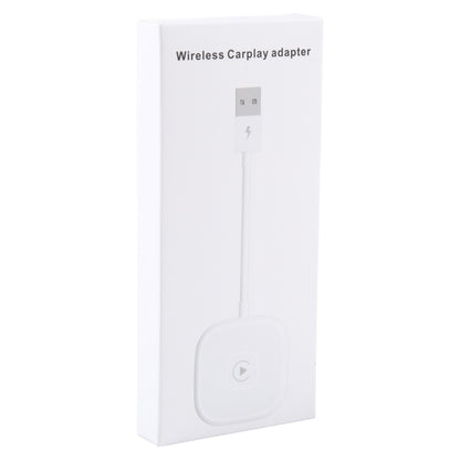 USB + USB-C / Type-C Wired to Wireless Carplay Adapter for iPhone(White) - Bluetooth Adapters by buy2fix | Online Shopping UK | buy2fix