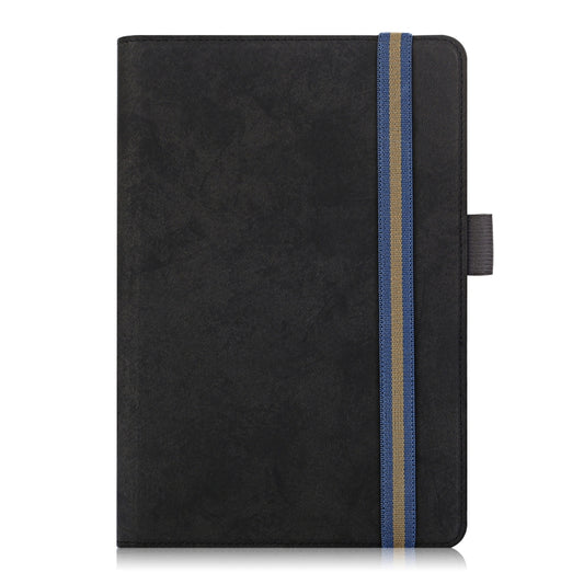 For 7-8 inch Marble Cloth Texture Horizontal Flip Universal Tablet PC Leather Case with Pen Slot & Holder(Black) - 8 inch by buy2fix | Online Shopping UK | buy2fix