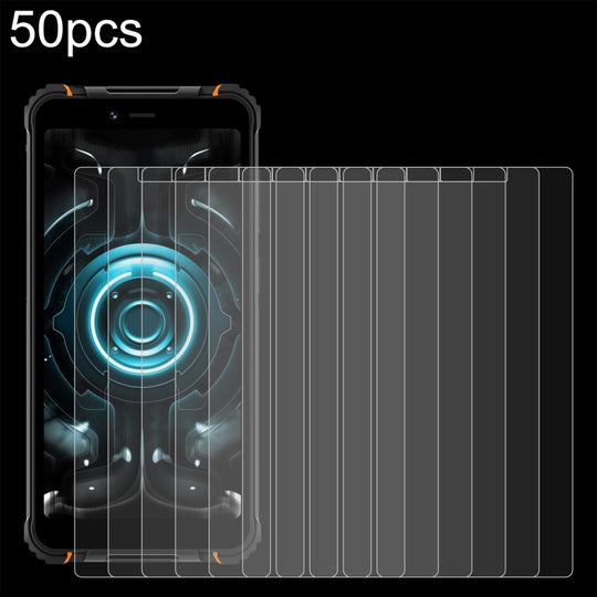 For HOTWAV T5 Max 50pcs 0.26mm 9H 2.5D Tempered Glass Film