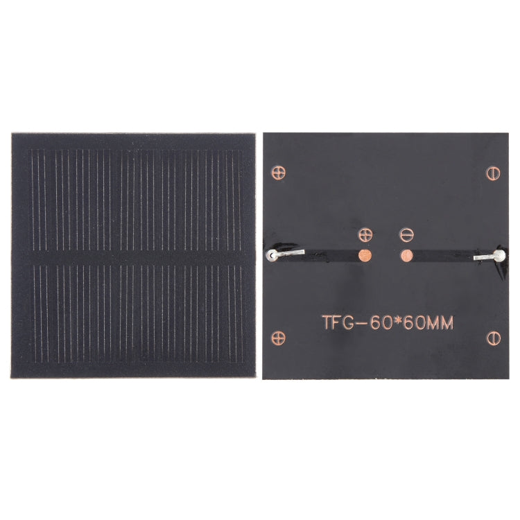 5V 0.3W 60mAh 60 x 60mm DIY Sun Power Battery Solar Panel Module Cell - Solar Panels by buy2fix | Online Shopping UK | buy2fix