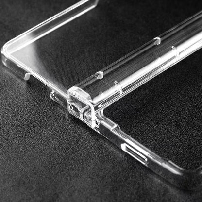 For Samsung Galaxy Z Fold5 3 in 1 PC Transparent Shockproof Protective Phone Case(Transparent) - Galaxy Z Fold5 Cases by buy2fix | Online Shopping UK | buy2fix