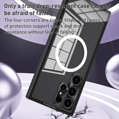 For Samsung Galaxy S22+ 5G MagSafe HD Spring Buckle Metal Phone Case(Purple) - Galaxy S22+ 5G Cases by buy2fix | Online Shopping UK | buy2fix