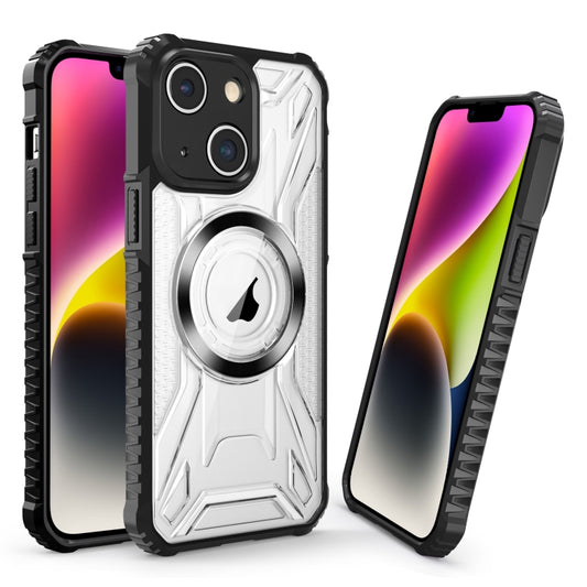 For iPhone 14 Plus CD Texture Magsafe Phone Case(Black) - iPhone 14 Plus Cases by buy2fix | Online Shopping UK | buy2fix