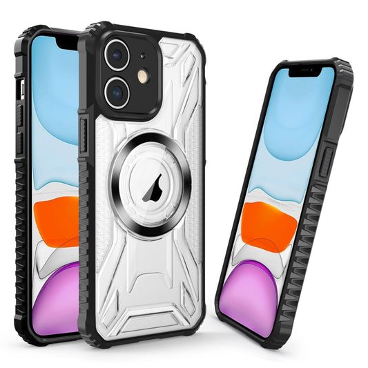 For iPhone 11 CD Texture Magsafe Phone Case(Black) - iPhone 11 Cases by buy2fix | Online Shopping UK | buy2fix
