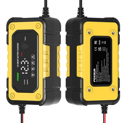 FOXSUR FBC1206E 6A 12V Car / Motorcycle Smart Battery Charger(EU Plug) - Battery Charger by FOXSUR | Online Shopping UK | buy2fix