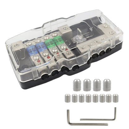 CP-0721 Orvac 0-4 GA 4 Circuit HD Fuse Power Distribution Block Ground Buss with LED Indicator - Fuse by buy2fix | Online Shopping UK | buy2fix