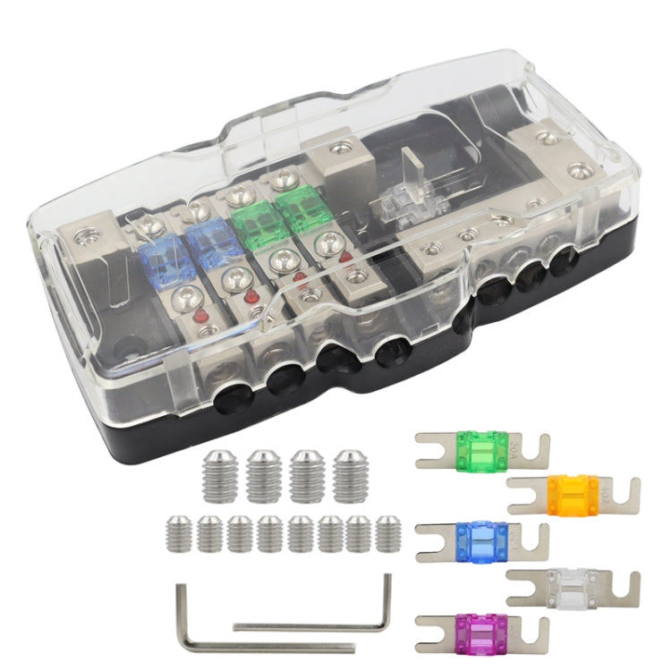 CP-0722 Orvac 0-4 GA 4 Circuit HD Fuse Power Distribution Block Ground Buss with LED Indicator - Fuse by buy2fix | Online Shopping UK | buy2fix