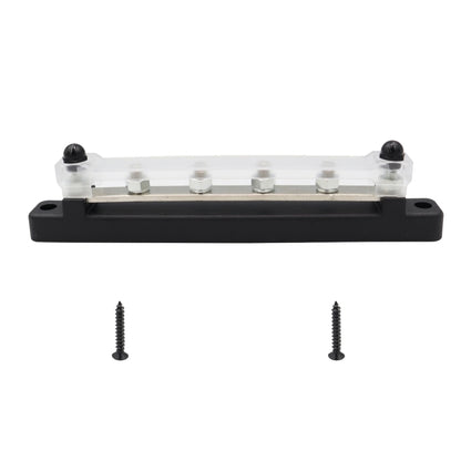 CP-3121-02 150A 48V RV Yacht Car Single-row 4-way Terminal Busbar - Booster Cable & Clip by buy2fix | Online Shopping UK | buy2fix