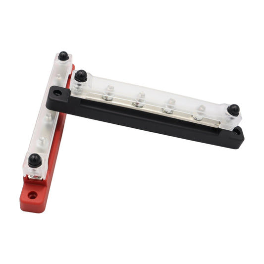 CP-3122 1 Pair 150A 48V RV Yacht Car High Current Single-row 4-way Terminal Busbar - Booster Cable & Clip by buy2fix | Online Shopping UK | buy2fix