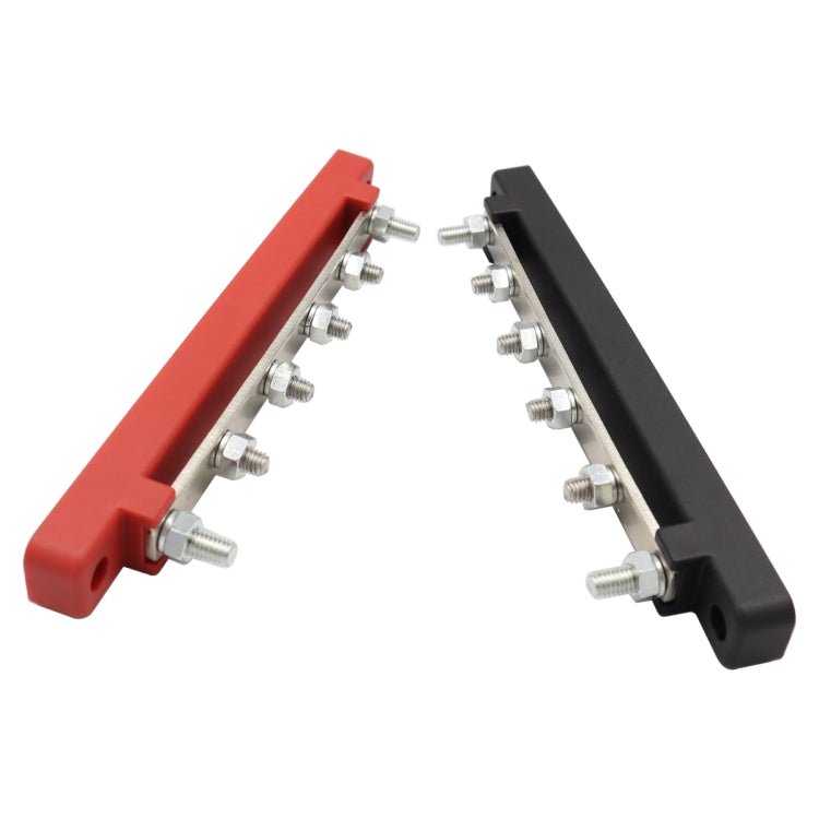 CP-3122 1 Pair 150A 48V RV Yacht Car High Current Single-row 4-way Terminal Busbar - Booster Cable & Clip by buy2fix | Online Shopping UK | buy2fix