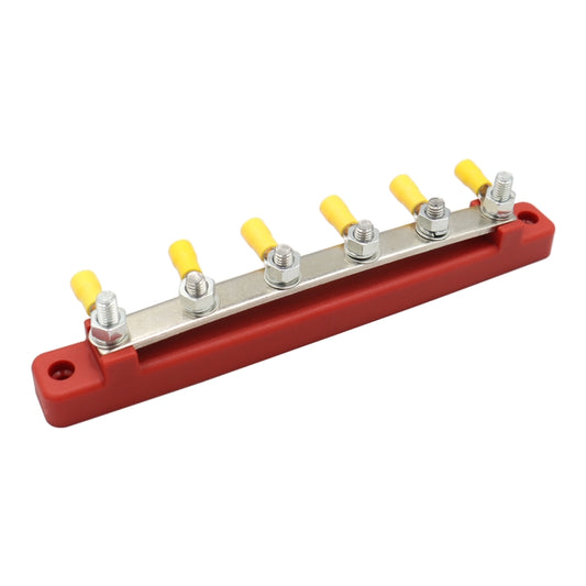 CP-3123 RV Yacht 150A High Current Single-row 4-way Busbar with 6pcs Terminals - Booster Cable & Clip by buy2fix | Online Shopping UK | buy2fix