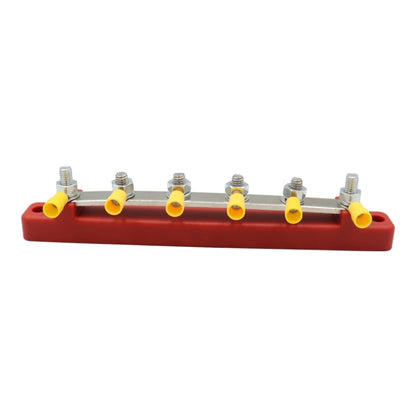 CP-3123 RV Yacht 150A High Current Single-row 4-way Busbar with 6pcs Terminals - Booster Cable & Clip by buy2fix | Online Shopping UK | buy2fix