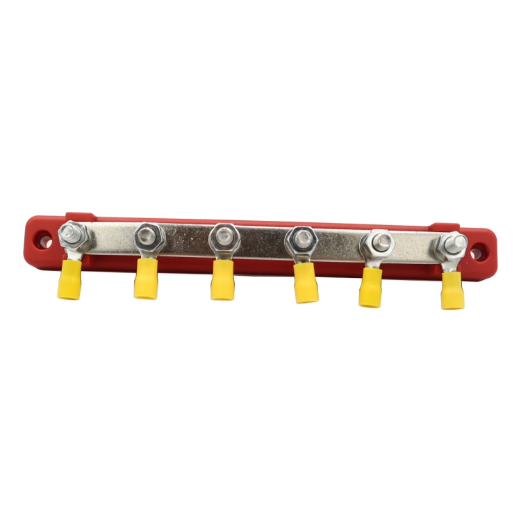 CP-3123 RV Yacht 150A High Current Single-row 4-way Busbar with 6pcs Terminals - Booster Cable & Clip by buy2fix | Online Shopping UK | buy2fix