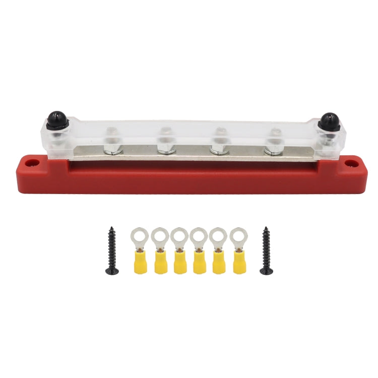 CP-3123 RV Yacht 150A High Current Single-row 4-way Busbar with 6pcs Terminals - Booster Cable & Clip by buy2fix | Online Shopping UK | buy2fix