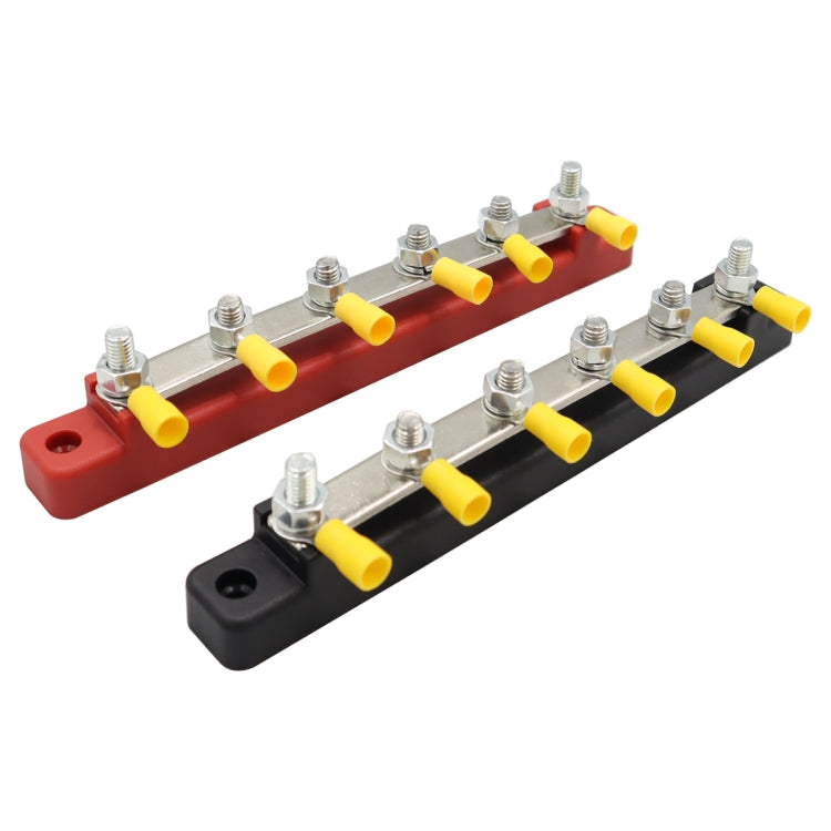 CP-3125 1 Pair RV Yacht 150A High Current Single-row 4-way Busbar with 12pcs Terminals - Booster Cable & Clip by buy2fix | Online Shopping UK | buy2fix